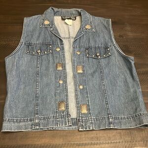 Vintage Denim Vest Medium